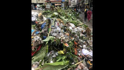 garbage collection halt sparks fresh crisis fears firs against contractors in bengaluru