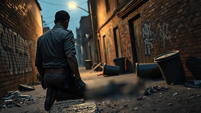 a former uttar pradesh police constable has been arrested in hathras for allegedly murdering a beggar ai image