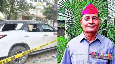a retired brigadier mukesh kumar joshi was tragically killed by a stray bullet during an exchange of fire between occupants of two suvs