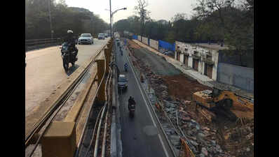 state highways begins widening of sardar patel road in chennai