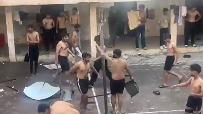 a video grab of the incident