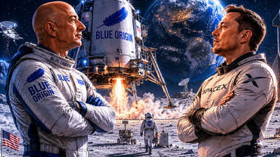 billionaire wars jeff bezos steals 230m moon deal from elon musk as nasa selects blue origin for the first of three uncrewed lunar missions