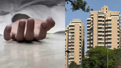 man falls to death from 15th floor shaft in gurgaon residential society