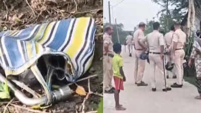 post poll violence in bengal leaves 5 security personnel injured