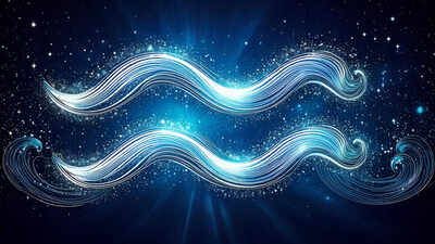 1782816259 firefly a glowing aquarius zodiac symbol crafted in shimmering silver and turquoise resembling two 1