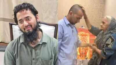 a young man ayush malik who had publicly converted to islam and changed his name has now returned to hinduism