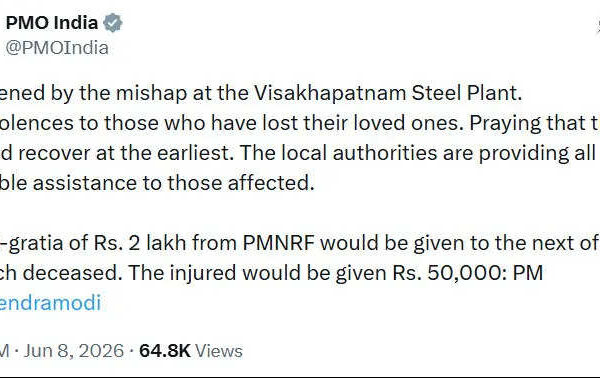 pm modi expresses sadness