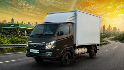 tata intra v40 cng pickup launched gets 110 litre cng tank