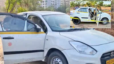 woman and cab driver found dead in car