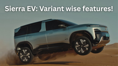 tata sierra ev variant wise features with price